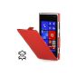 Ultraslim StilGut, exclusive genuine leather cover for Nokia Lumia 920, red (Wireless Phone Accessory)