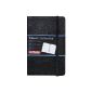 Herlitz 10789444 business book, leather look, black, lined, A6, 96 sheets, content paper 80g / m² notebook Classic Collection (Office supplies & stationery)