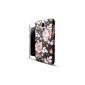 Galaxy S5 protective sleeve, akna retro floral series, 3D vintage floral pattern, non-slip Gummihaptik, semisolid rear protective case for the Samsung Galaxy S5 SV [Berlin Black] (Wireless Phone Accessory)