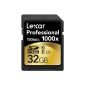 Lexar Professional SDHC Memory Card 32GB UHS-II 1000x LSD32GCRBEU1000 (Accessory)