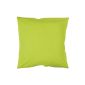 Interior 1640688 Softness Pillow Pillow Cotton Kingdom Wheel Flat Point Bourdon + 57 Son Pistachio 63 x 63 cm (Kitchen)