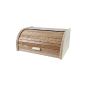 Breadbox, Roll bread box beech big, made in EU (household goods)