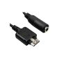 mumbi Audio Adapter Music Adapter for LG Viewty Smart KG800 Chocolate among others to connect headset, headphones, etc. with 3,5mm connection!  (Accessories)