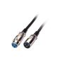 Lindy - 6052 - Audio cable XLR - M / F - 1.5m - Black (Electronics)