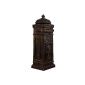 Antique English Stand letterbox stainless aluminum, height: 102.5 cm, color: bronze (Misc.)
