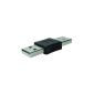 SHIVERPEAKS BASIC-S USB Adapter A Male Black Male (Office Supplies)