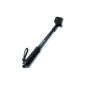 SANDMARC Pole - Black Edition: 42-103 cm Telescopic Extension Pole Selfie sealed aluminum stick for GoPro Hero 4, 3+, 3, 2, 1, HD and standard 1/4 
