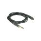 High quality extension cable jack 6.35mm