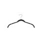 AmazonBasics Lot 50 velvet hangers for shirts / dresses Black (Kitchen)