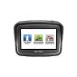TomTom Rider Europe (v4) Motorcycle navigation device (10.9 cm (4.3 inch) display, Free Lifetime Maps, Europe 45, winding route, Tyre Pro) (Electronics)