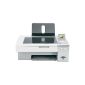Lexmark X4875 inkjet multifunction device with WLAN and multi-card reader (printer, scanner, copier) white / silver (Personal Computers)