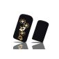 Case Cover Skin Mobile Phone Case Cover Gold Flower K06 for Samsung Galaxy S2 i9100 (Electronics)