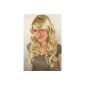 Wig, blond, wavy, long, Wig 9329-202 65 cm (Personal Care)
