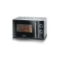 Severin MW 9721 Microwave / power / Microwave about 700 W / 20 L oven / silver / black (Misc.)