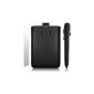 Pack Leather Case Cover + Film Screen Protector for Samsung P1000 Galaxy Tab - Black (Wireless Phone Accessory)