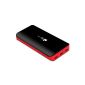 [Enhanced version] EC Technology® 2.Gen.  22400 mAh super capacity and 3 USB outputs (for iPhone, iPad, and Samsung Galaxy Tab) ultra compact Portable Power Bank External Battery Charger for iPhone, iPhone 6, iPhone 6 plus, iPad Samsung Galaxy Tablet PC and the other Smartphone Red & Black (Wireless Phone Accessory)