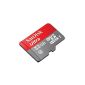 SanDisk SDSDQUN-032G-FFP-A Ultra 32GB microSDHC UHS-I Android Class 10 Memory Card + SD Card Adapter up to 48MB / sec.  Read [Amazon Frustration-Free Packaging] (optional)