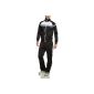 PUMA men's tracksuit Colorblock Tricot Suit Open, Black-White, L ...