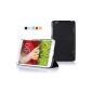 IVSO Slim Smart Cover Style Leather Folio Case Folio Case Cover for LG G Pad 8.3 Tablet PC (For LG G Pad 8.3, schwarzii) (Electronics)