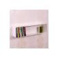 LOUNGE DESIGN DVD & BLU-RAY SHELF CUBE of XTRADEFACTORY retro metal wall decoration rack white