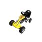 Go-kart go-kart go cart kart pedal vehicle yellow 89 x 52 x 51 cm (toys)