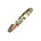 Magnetic Bracelet stainless steel identified in an emergency type 2 diabetes-patient medical aid adjustable unit size (jewelry)