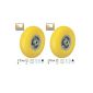 2 pieces PU wheel 260 mm for hand truck puncture resistant, 3.00-4 (Misc.)