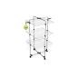 Laundry Tower silver with wheels clotheshorse clothes dryer shower