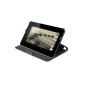 Leather Protective Carrying Case Cover Case Leather Folio Case with Stand and Hand Strap for Acer Iconia B1-710 7 