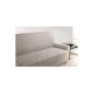 Velfont 2-seater sofa cover, Tokyo Beige bielastic