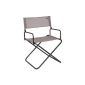 Lafuma compact director's chair, FGX XL, Ecorce (gray), LFM1346-6456 (garden products)