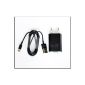 Charger for iPhone 5 USB power adapter + Data Cable, USB cable, charging cable for Apple iPhone 5, iPad Mini, iPod Touch 5, iPod nano 7 ** Black ** by Energmix® (Electronics)