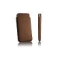 STINNS Cream Series Design shell / case / Case / genuine leather case for Apple iPhone 6 Plus - brown (Electronics)