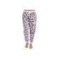 Pyjama Bottom Pattern Leopard Print Wool Fleece Soft Thick Women (Clothing)