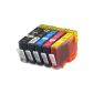 5 cartridges compatible for HP 364 XL 364XL Set with chip and level (Office supplies & stationery)