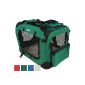 Transport box including foldable cushion pet dog cage transport box car box cats in four different colors and five sizes (Misc.)