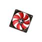 XILENCE COO-XPF80.R chassis fan 80x25mm (Red Wing) (Accessories)