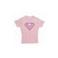 Spike Ladies T-Shirt Supergirl Superman S, pink, Gr.  S
