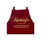 N ° 1 Küchenfee - The greatest happiness for a man is a woman who can cook - cook apron with adjustable neckband and side pocket - Mother's Day gift