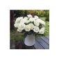 Rose Silk Artificial Flower Bouquet Home Decor From (white) (Kitchen)