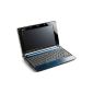 Acer Aspire One A150X blue 22.6 cm (8.9 inch) WSVGA Netbook (Intel Atom N270 1.6GHz, 1GB RAM, 120GB HDD, XP Home) (Personal Computers)