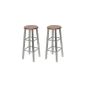 2 bar stools Kitchen stool barstool Bistro Stool Counter Stool Wooden stool chair