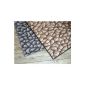Trend carpet stones stone carpet of beige brown, 300x200 cm
