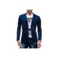 GLO STORY Men's Jacket Sweatshirt Sweat Jacket Leisure 4788 (Textiles)