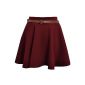 Paramount flared skater skirt with belt Stretch fabric Kingdom (Clothing)