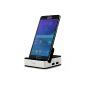 Leicke CleverDock - Docking Station for Samsung Note 4 | 3x USB, HMDI - out, card reader and audio - out | your smartphone can with a mouse, keyboard, printer and monitor as a desktop - replacement be used!  (Electronics)