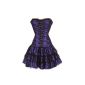 Corsage dress miniskirt petticoat