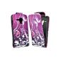 Master Accessory Leather Case for Samsung Galaxy S3 Mini i8190 Butterfly Flower Violet (Accessory)