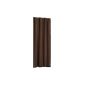 Thermal curtain Alaska curtain heading tape brown opaque about 140x245 Übergardine thermal curtain