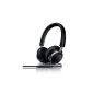 Philips Fidelio M1MKIIBK / 00 Top Ear Headphones with Microphone supra range and integrated call answer button Black (Electronics)